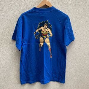 Vintage Six Flags Wonder Woman DC Comics 1997 VTG Blue T-Shirt Men's Medium